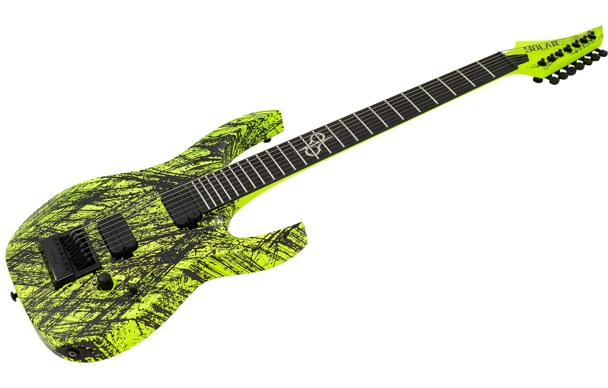 Solar Guitars A1.7LN Canibalismo+ Lemon Neon Matte