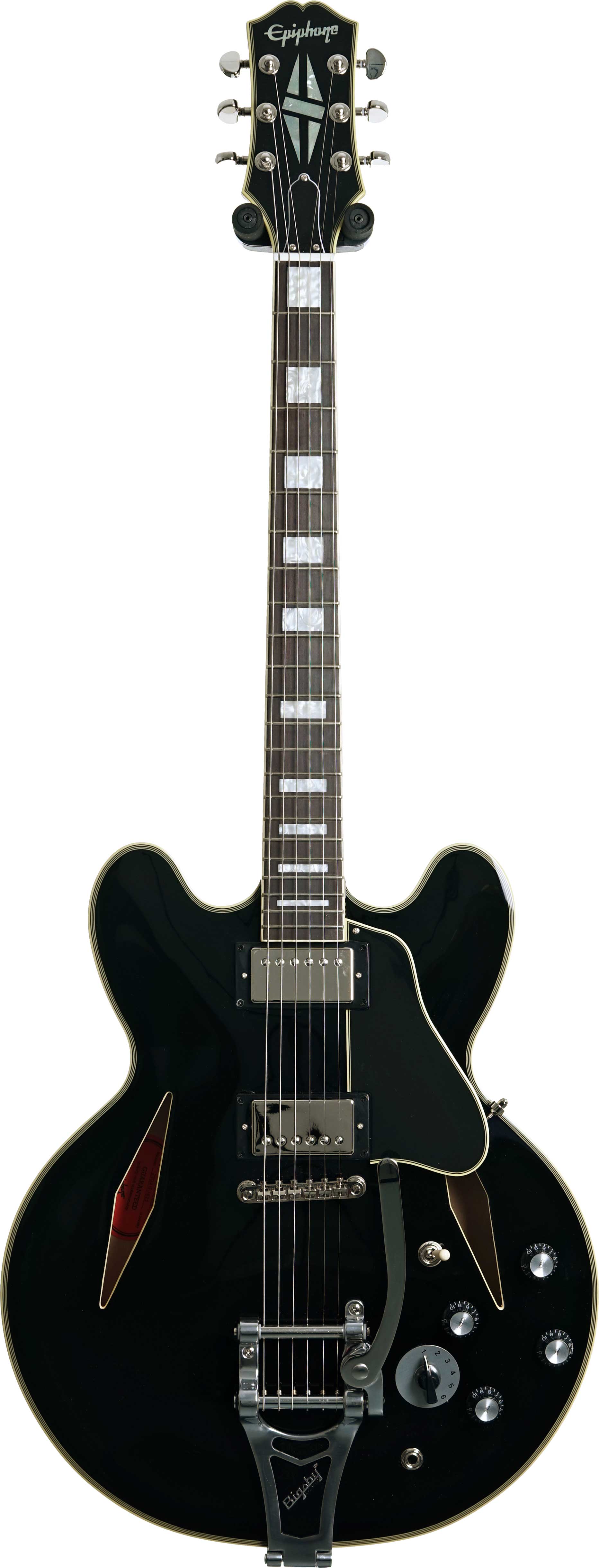 Epiphone Shinichi Ubukata ES-355 Custom Bigsby Ebony | guitarguitar