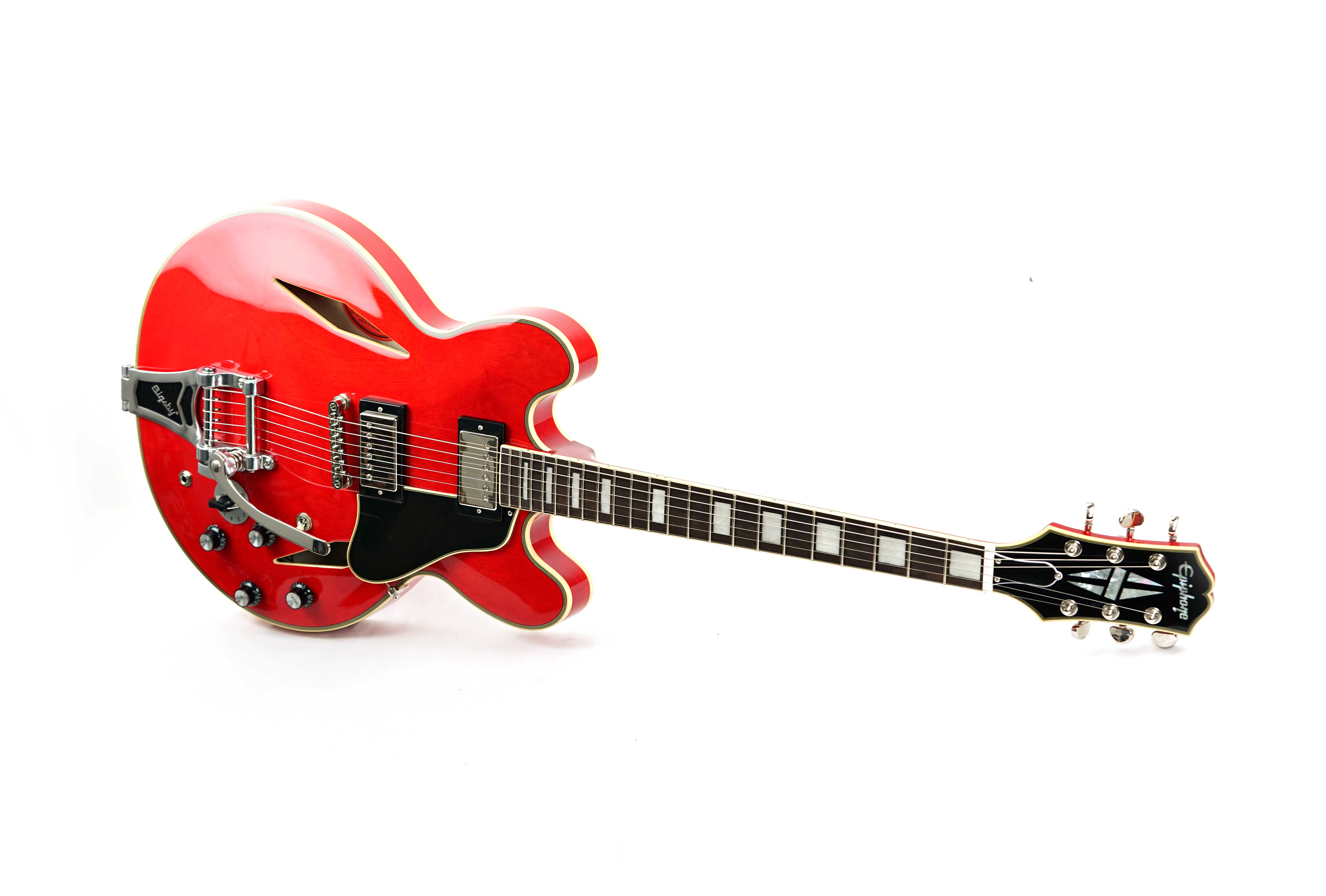 Epiphone Shinichi Ubukata ES-355 Custom Bigsby Sixties Cherry | guitarguitar