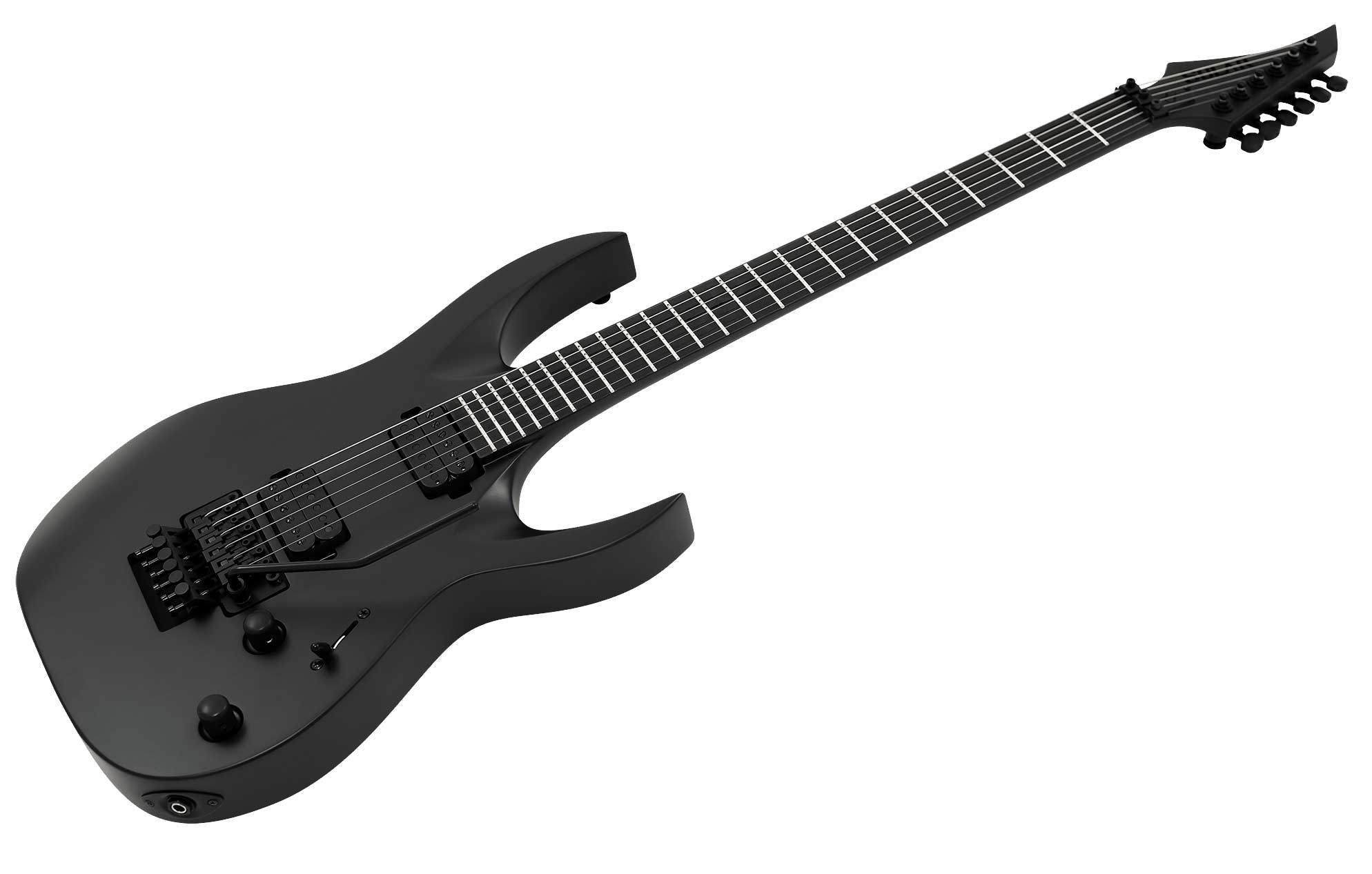 Solar Guitars A1.6FR Svart+ Carbon Black Matte