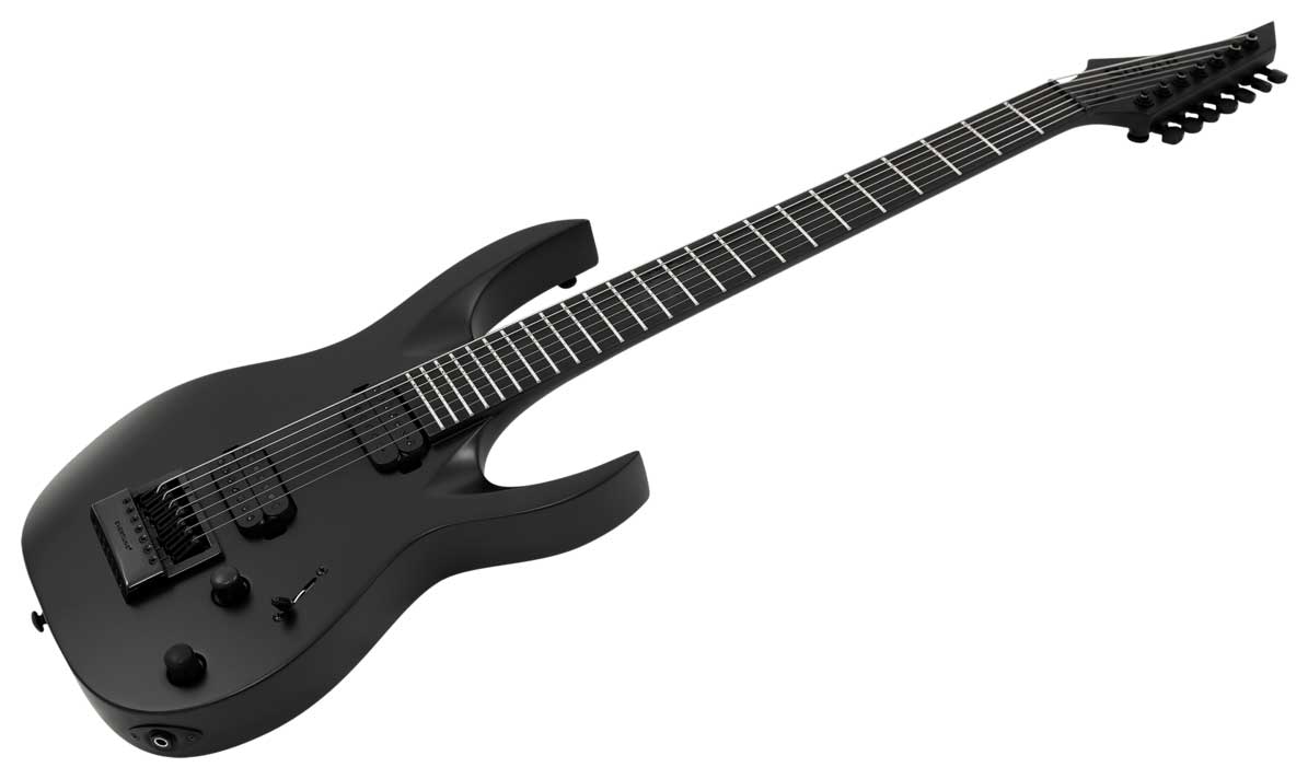 Solar Guitars A1.7SVART+ Carbon Black Matte