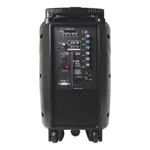 QTX PAL10 Portable PA Unit with TWS and LED Light Show QTX PAL10 Portable PA Unit with TWS and LED Light Show