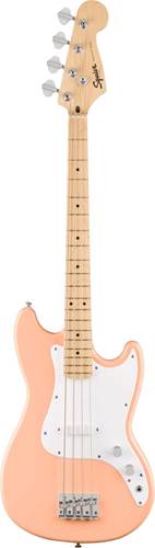 Squier Limited Edition Sonic Bronco Short Scale Bass Maple Fingerboard Shell Pink