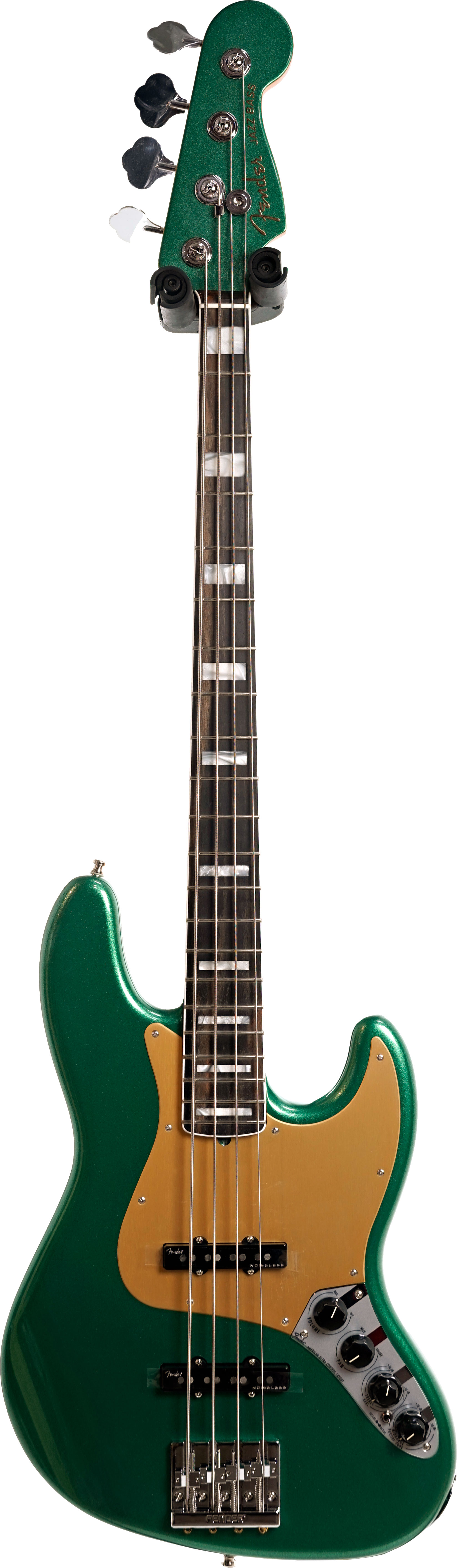 Fender Limited Edition American Ultra Jazz Bass Mystic Pine Green Ebony Fingerboard (Nearly New) #US23007277