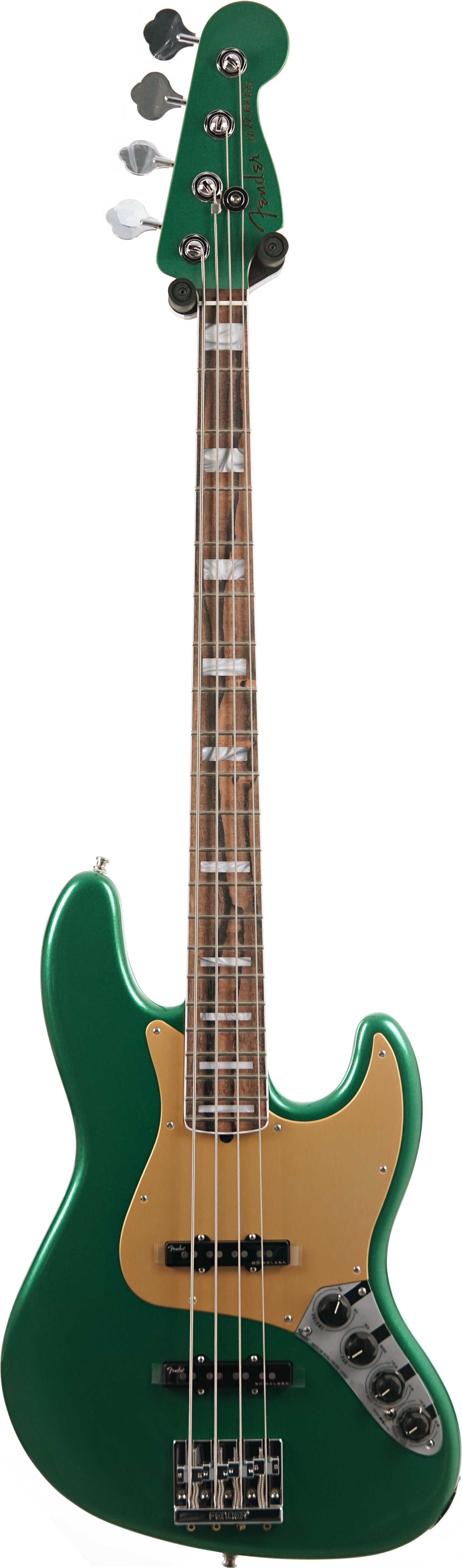 Fender Limited Edition American Ultra Jazz Bass Mystic Pine Green Ebony Fingerboard (Nearly New) #US23007297