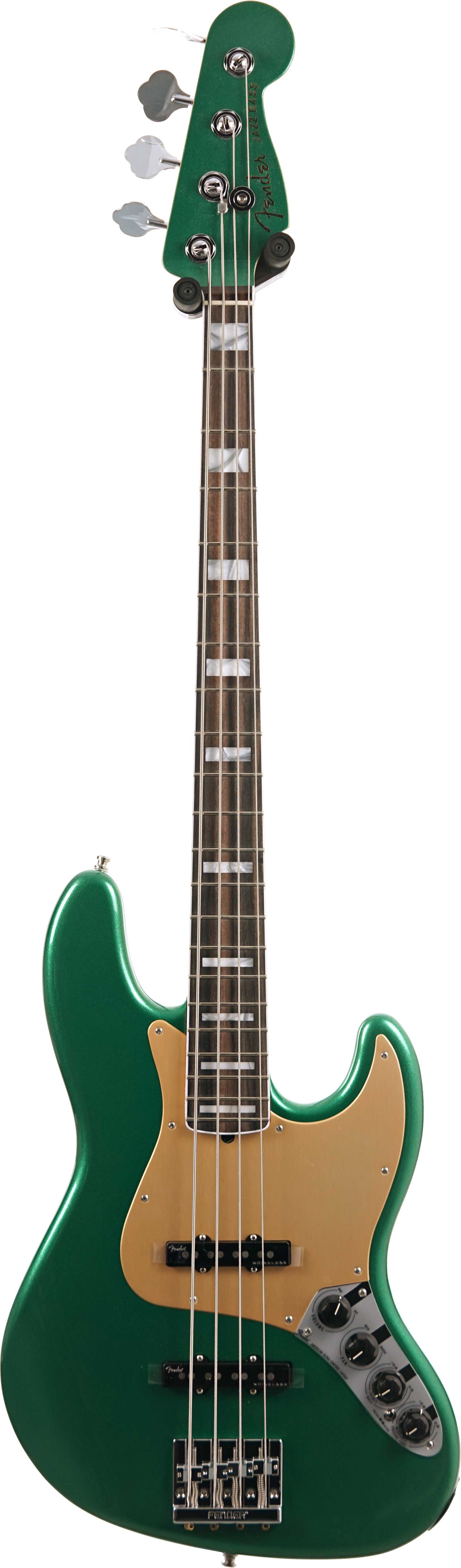 Fender Limited Edition American Ultra Jazz Bass Mystic Pine Green Ebony Fingerboard (Nearly New) #US23007269