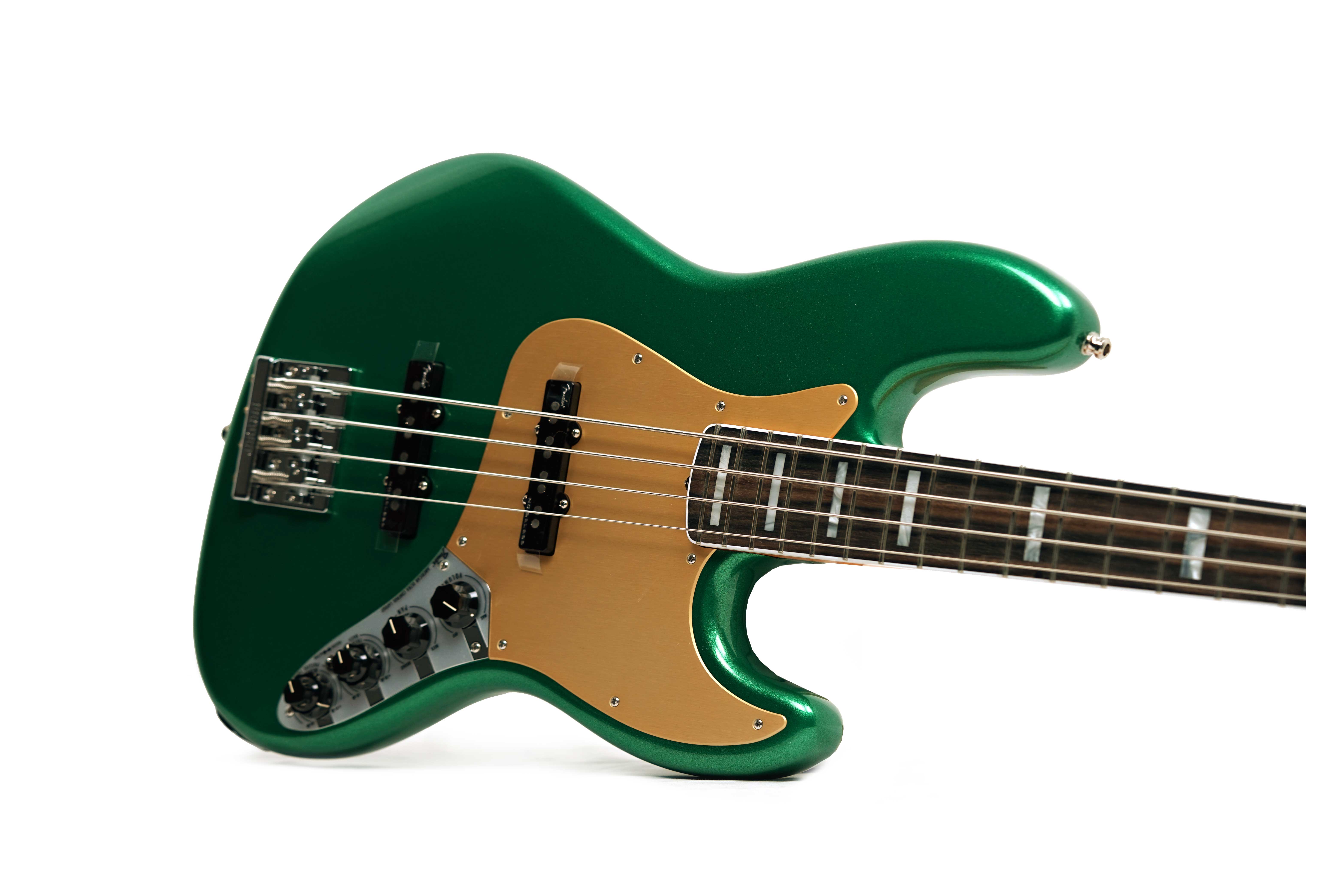 Fender Limited Edition American Ultra Jazz Bass Mystic Pine Green Ebony Fingerboard (Nearly New) #US23007269