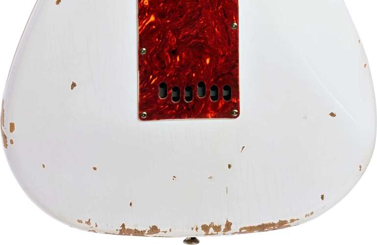 LSL Instruments Saticoy Vintage White Heavy Aged 5A Roasted Maple Fingerboard Ardeen LSL Instruments Saticoy Vintage White Heavy Aged 5A Roasted Maple Fingerboard Ardeen