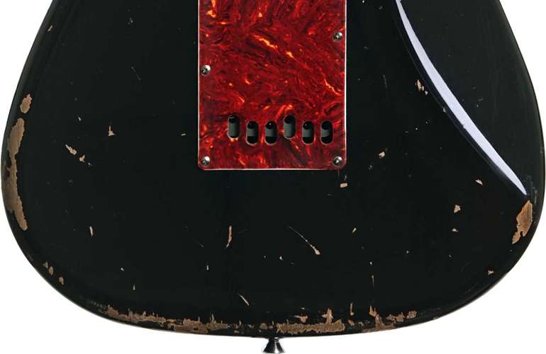 LSL Instruments Saticoy Black Heavy Aged 5A Roasted Maple Fingerboard Nocturn LSL Instruments Saticoy Black Heavy Aged 5A Roasted Maple Fingerboard Nocturn