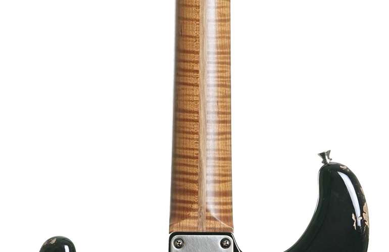 LSL Instruments Saticoy Black Heavy Aged 5A Roasted Maple Fingerboard Nocturn LSL Instruments Saticoy Black Heavy Aged 5A Roasted Maple Fingerboard Nocturn