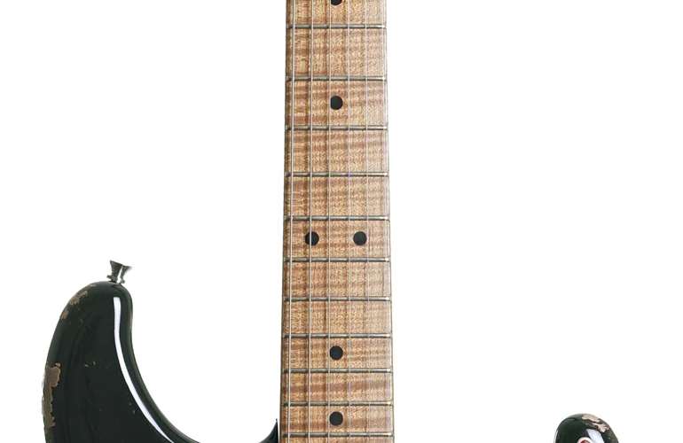 LSL Instruments Saticoy Black Heavy Aged 5A Roasted Maple Fingerboard Nocturn LSL Instruments Saticoy Black Heavy Aged 5A Roasted Maple Fingerboard Nocturn