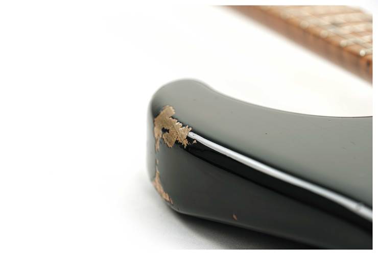 LSL Instruments Saticoy Black Heavy Aged 5A Roasted Maple Fingerboard Nocturn LSL Instruments Saticoy Black Heavy Aged 5A Roasted Maple Fingerboard Nocturn