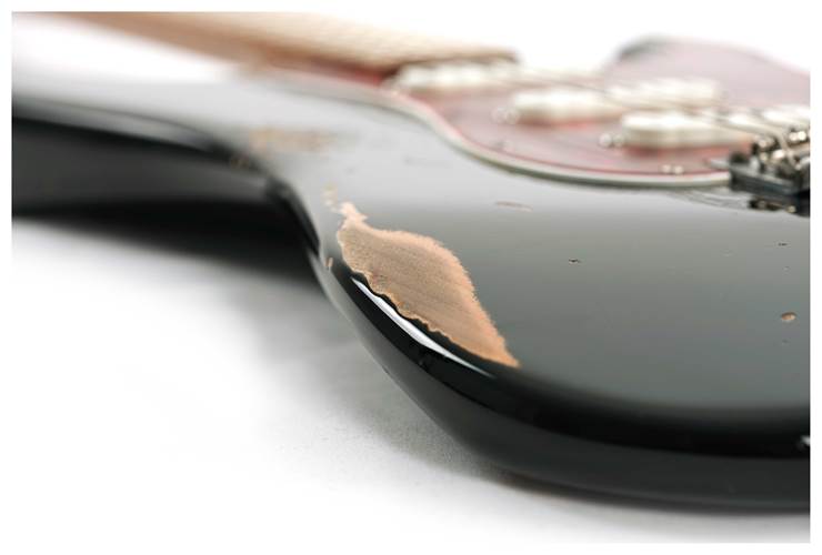 LSL Instruments Saticoy Black Heavy Aged 5A Roasted Maple Fingerboard Nocturn LSL Instruments Saticoy Black Heavy Aged 5A Roasted Maple Fingerboard Nocturn