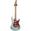 LSL Instruments Saticoy Sonic Blue Heavy Aged 5A Roasted Maple Fingerboard #Hilary Front View