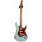 LSL Instruments Saticoy Sonic Blue Heavy Aged 5A Roasted Maple Fingerboard Hilary Front View