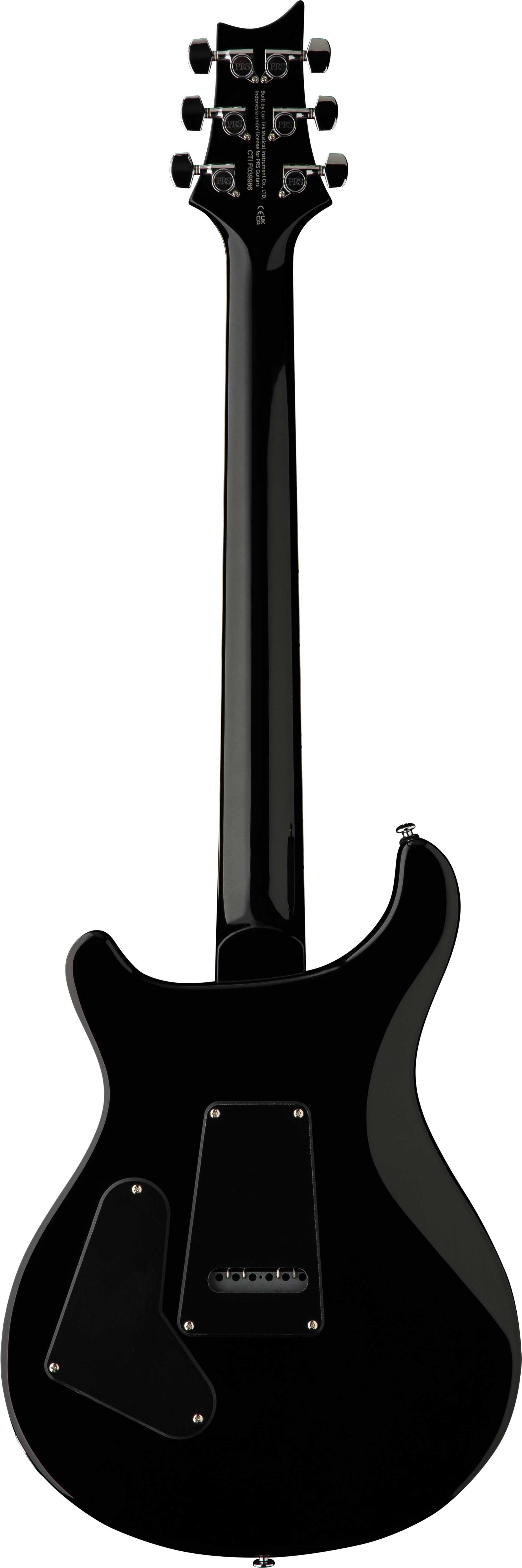 PRS SE Custom 24 Quilt Black Gold Sunburst