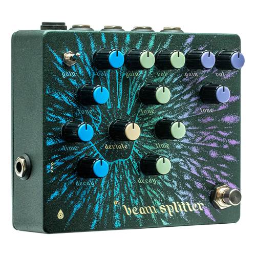 Old Blood Noise Endeavors Beam Splitter Automatic Triple Tracker Distortion Pedal Old Blood Noise Endeavors Beam Splitter Automatic Triple Tracker Distortion Pedal