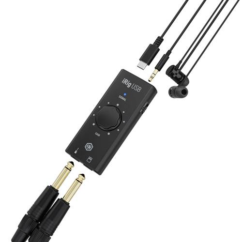 IK Multimedia IP-IRIG-USB-IN iRig Mobile Guitar Interface, USB-C – Easy  Music Center