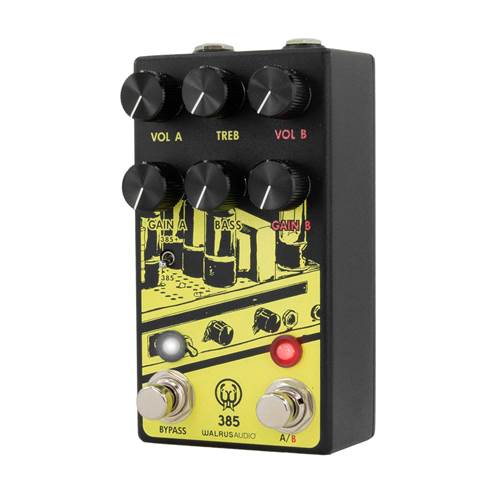 Walrus Audio 385 Mk 2 Yellow Overdrive Pedal Walrus Audio 385 Mk 2 Yellow Overdrive Pedal