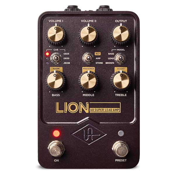 Universal Audio Lion 68 Super Lead Amplifier Emulation Pedal (Ex-Demo) #2341077001856