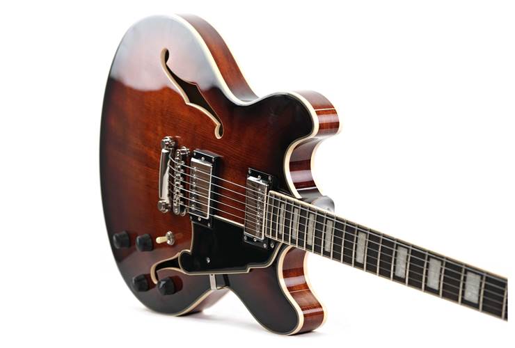 D'Angelico Premier DC Stop Bar Brown Burst (Nearly New) #KP231253 D'Angelico Premier DC Stop Bar Brown Burst (Nearly New) #KP231253
