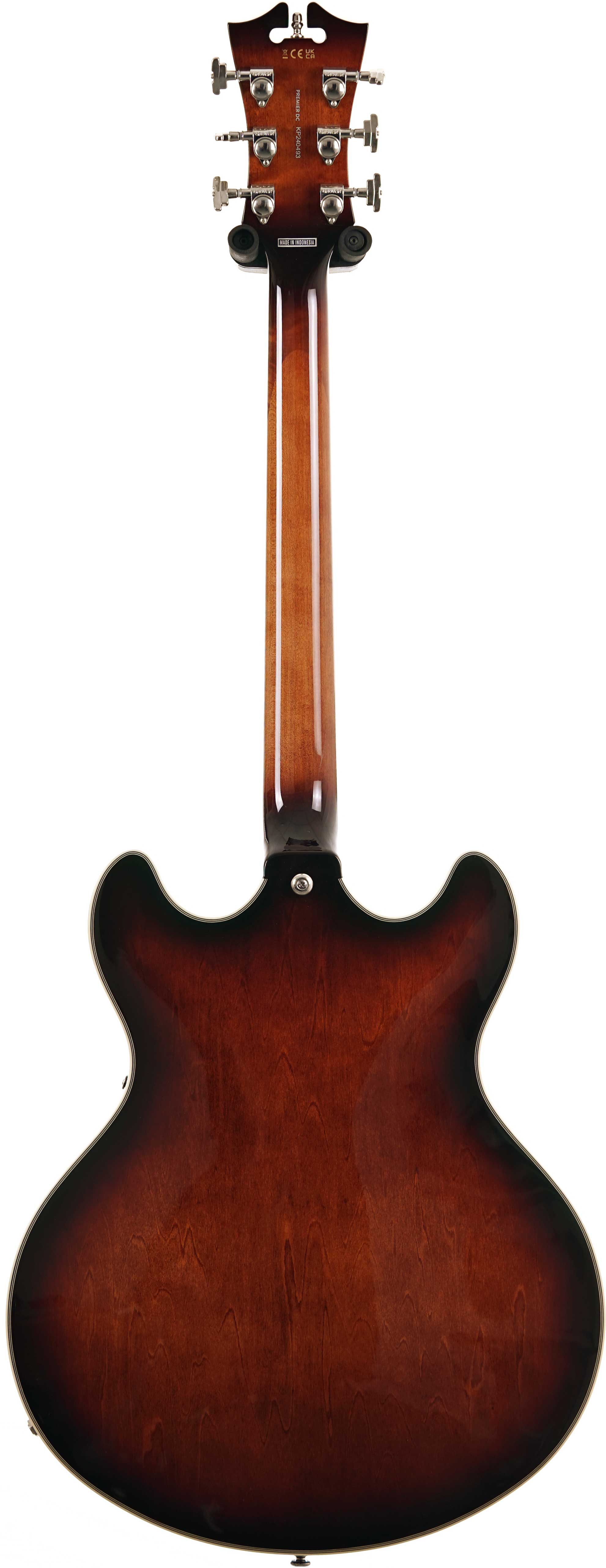 D'Angelico Premier DC Stop Bar Brown Burst (Nearly New) #KP240493
