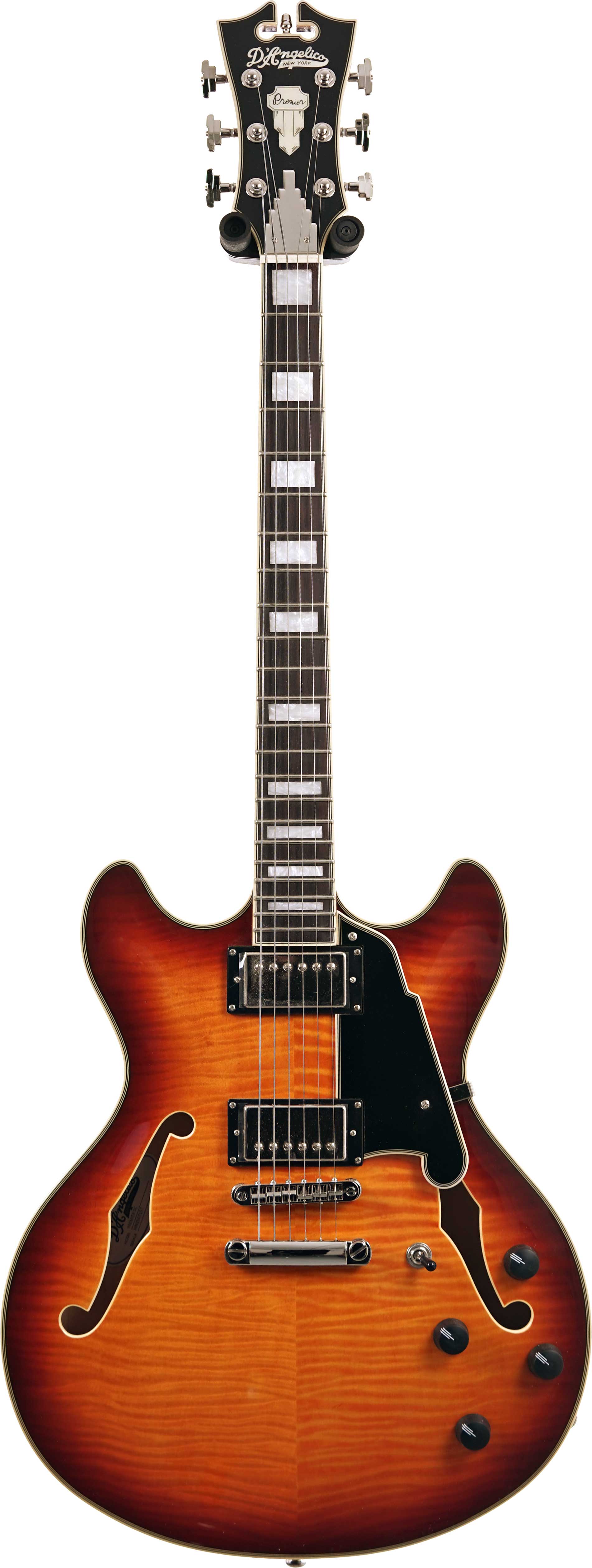 D'Angelico Premier DC Stop Bar Dark Iced Tea Burst (Nearly New) #WN2507157