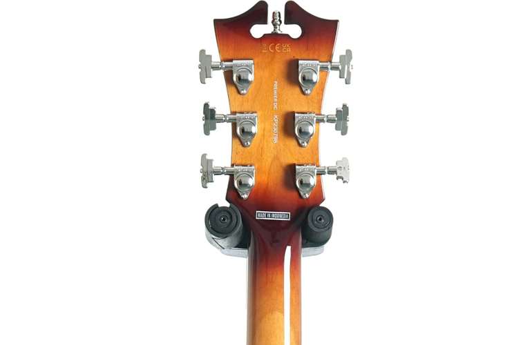 D'Angelico Premier DC Stop Bar Dark Iced Tea Burst D'Angelico Premier DC Stop Bar Dark Iced Tea Burst