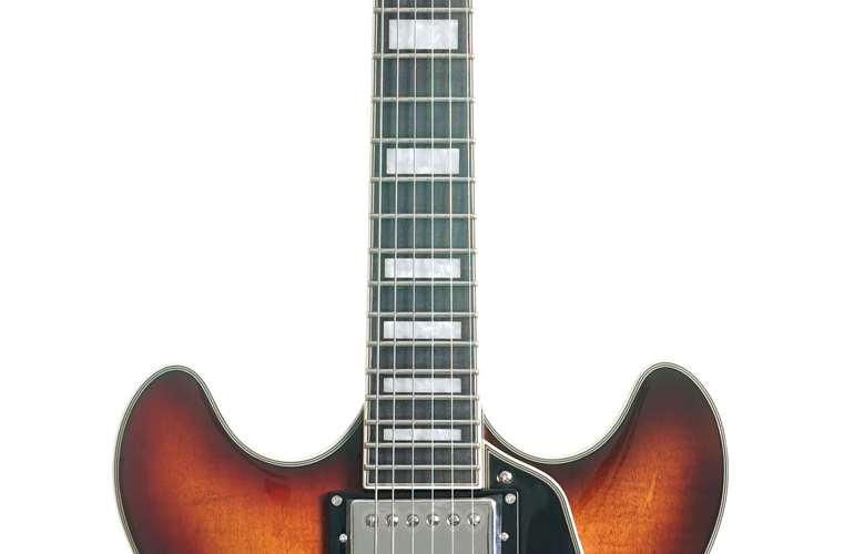 D'Angelico Premier DC Stop Bar Dark Iced Tea Burst D'Angelico Premier DC Stop Bar Dark Iced Tea Burst