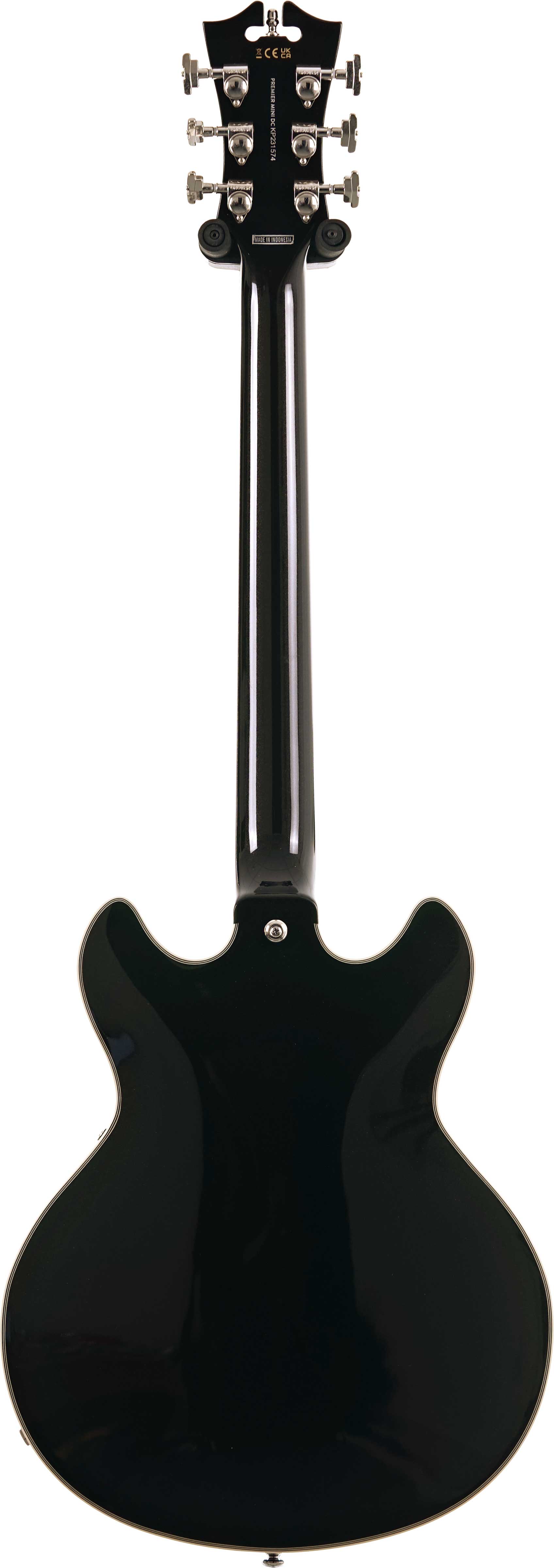 D'Angelico Premier Mini DC Stop Bar Black Flake (Nearly New) #KP231574