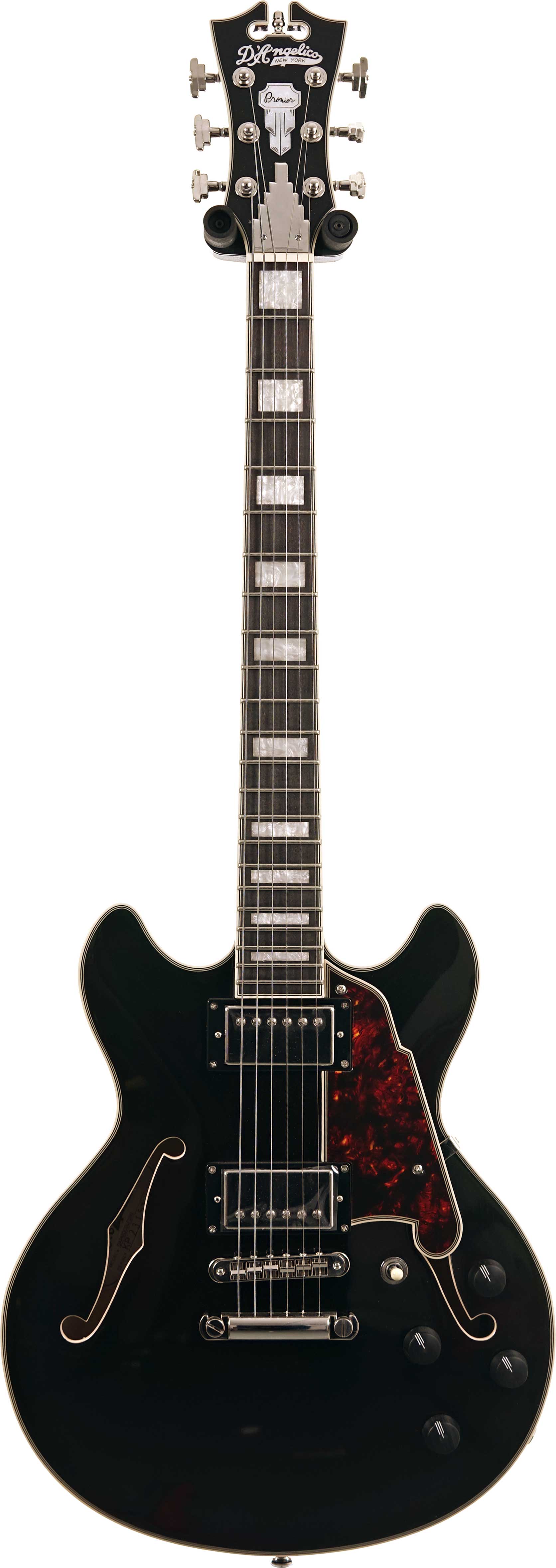 D'Angelico Premier Mini DC Stop Bar Black Flake (Nearly New) #KP231574
