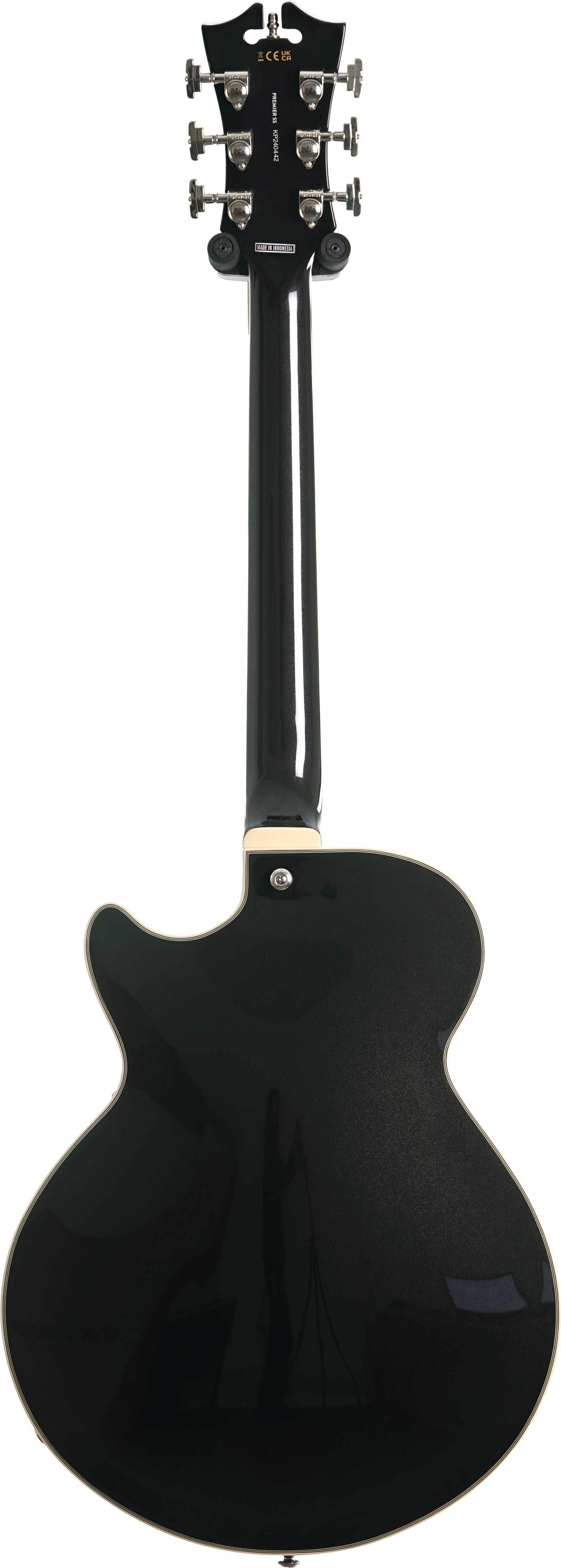 D'Angelico Premier SS Stop Bar Black Flake (Nearly New) #KP240442