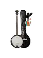 Washburn B8 5 String Banjo Pack
