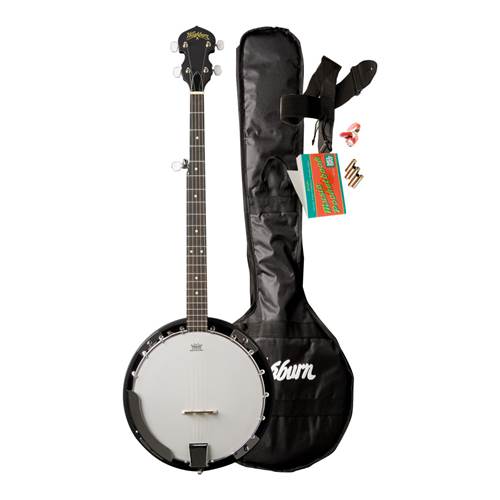 Washburn B8 5 String Banjo Pack