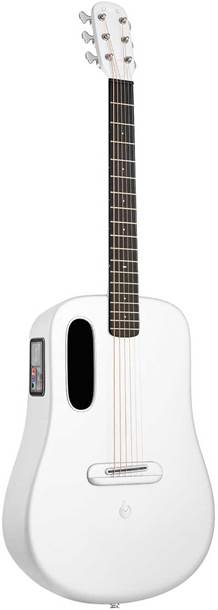 Lava Music ME4 Carbon 38in White with Airflow Bag