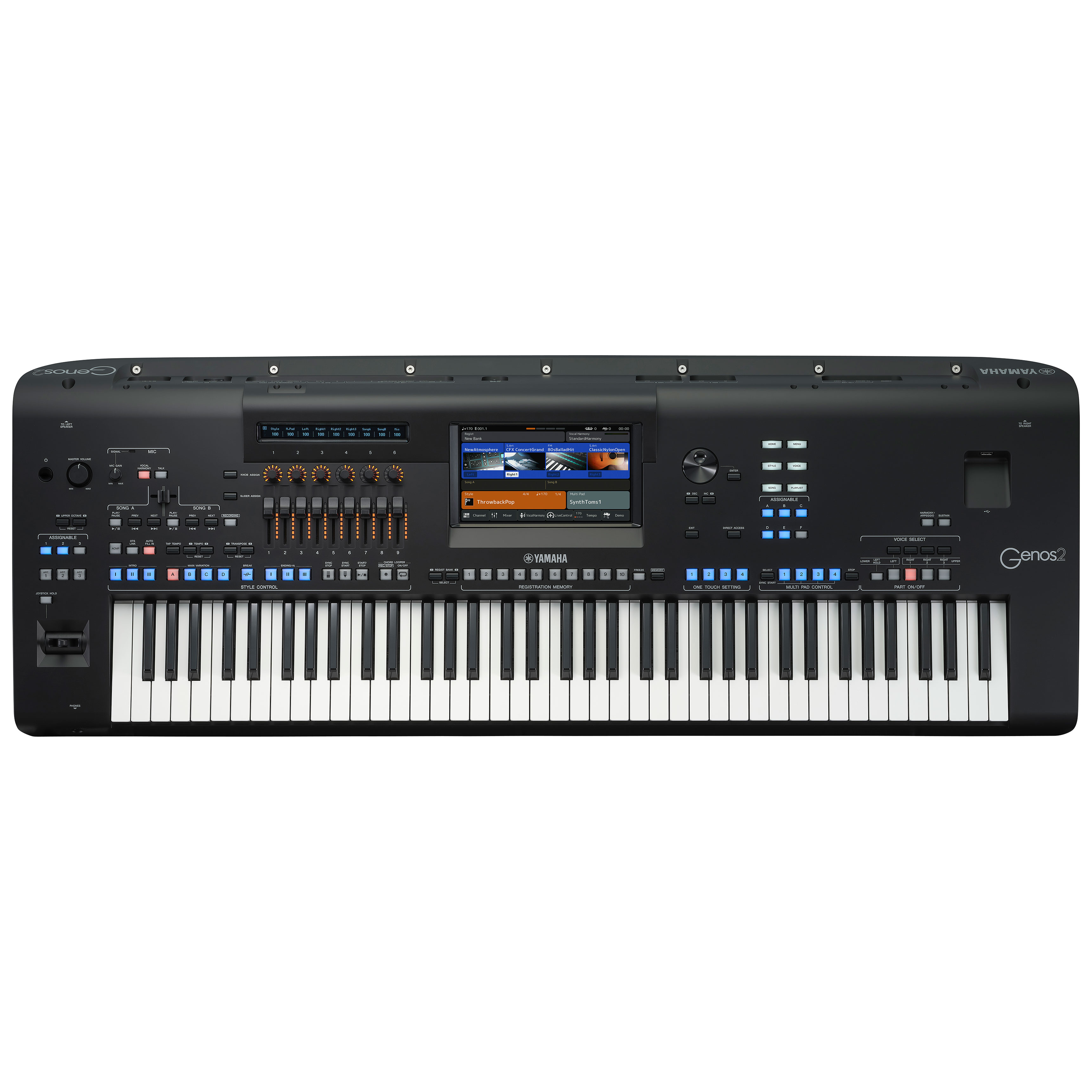 Yamaha Genos2 76 Note Arranger Keyboard | guitarguitar