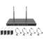 Chord NU4 Quad UHF Headset Wireless Microphone System Front View