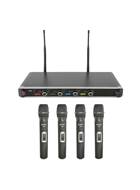 Chord NU4 Quad UHF Wireless Handheld Microphone System