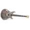 PRS CE24 Semi Hollow Faded Grey Black #0376791 Front View