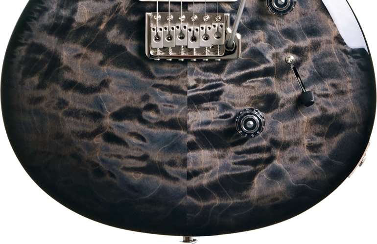 PRS S2 Custom 24 Quilt Faded Grey Black Charcoal Burst Ebony Fingerboard #S2070220 PRS S2 Custom 24 Quilt Faded Grey Black Charcoal Burst Ebony Fingerboard #S2070220