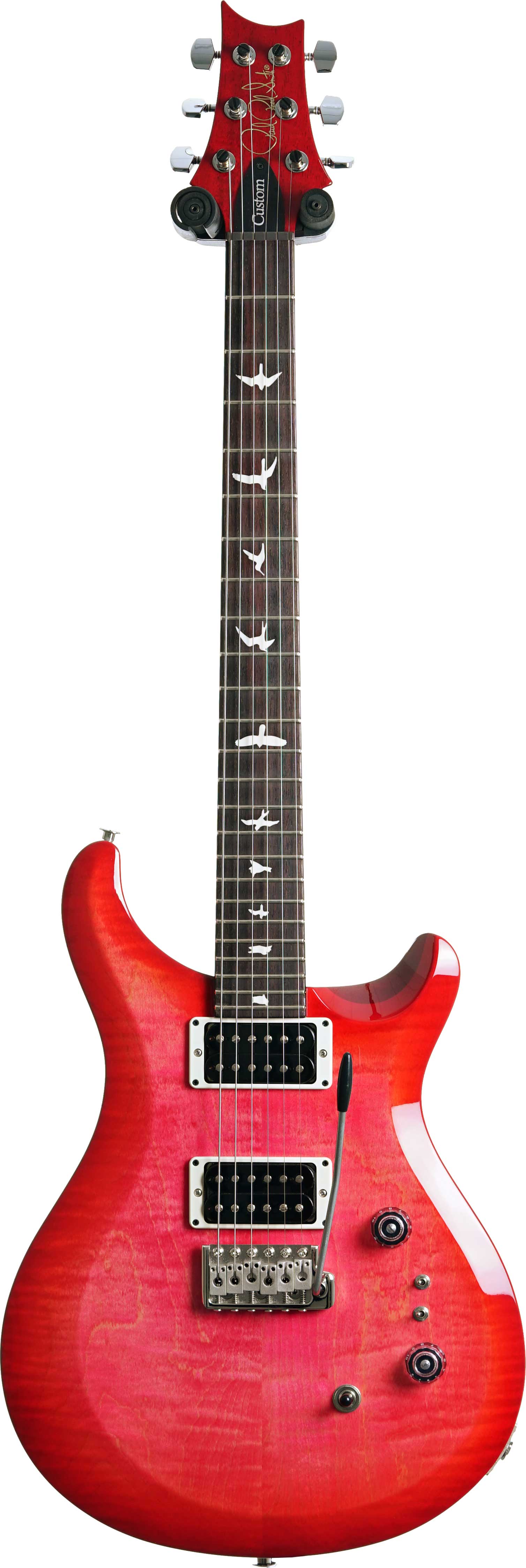 PRS S2 Custom 24-08 Bonnie Pink Cherryburst Pattern Thin #S2068287