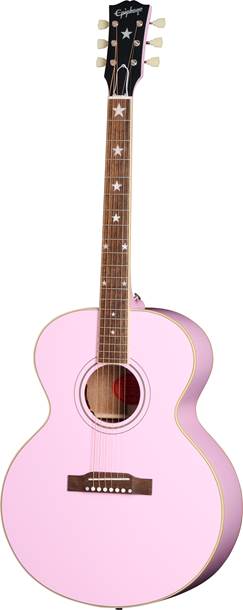 Epiphone Inspired by Gibson J-180 LS Pink