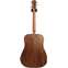 Gibson Hummingbird Studio Walnut Satin Natural Back View