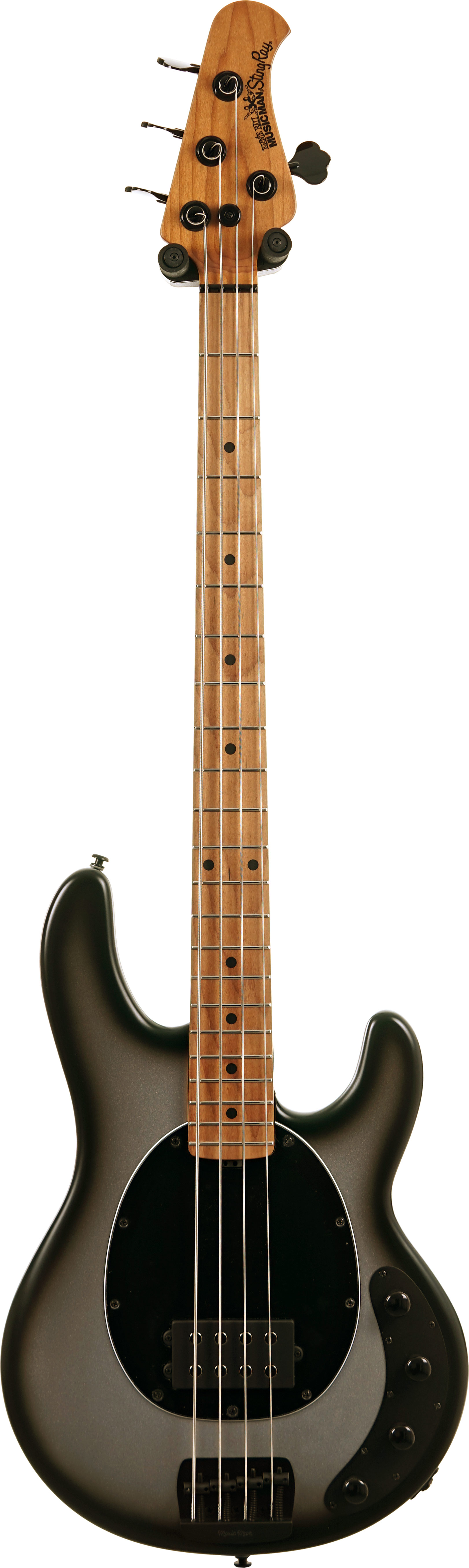 Music Man Stingray Special Black Rock Roasted Maple Fingerboard #K10759