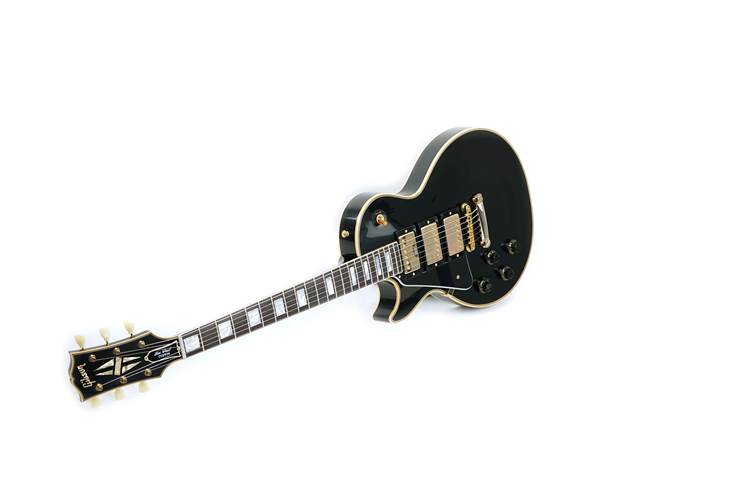 Gibson Custom Shop 1957 Les Paul Custom Reissue 3-Pickup VOS Ebony Left Handed #741572 Gibson Custom Shop 1957 Les Paul Custom Reissue 3-Pickup VOS Ebony Left Handed #741572