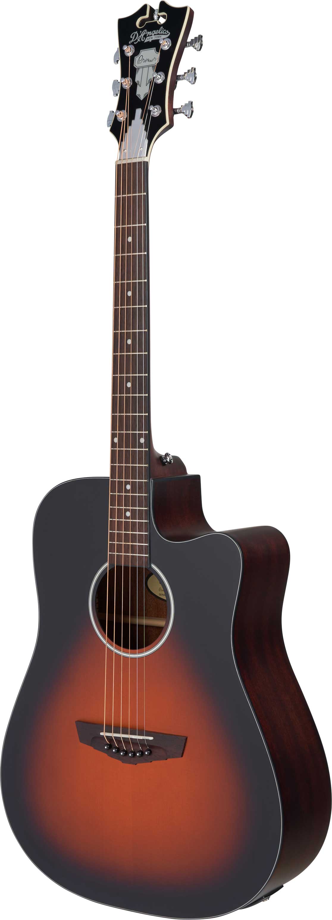 D'Angelico Premier Bowery LS Satin Vintage Sunburst