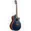 Ibanez AE200JR Dark Tide Blue Flat Front View