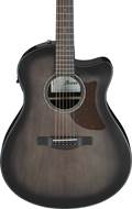 Ibanez AAM70CE Transparent Charcoal Burst Low Gloss