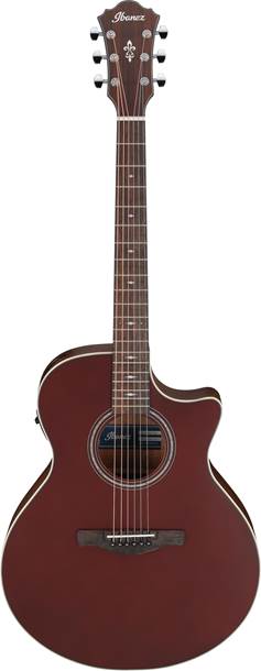 Ibanez AE100 Burgundy Flat