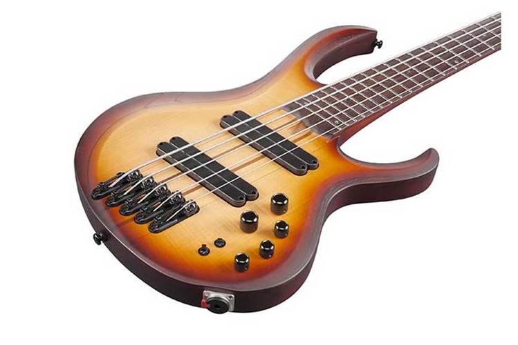 Ibanez BTB705LM 5 String Natural Browned Burst Flat Ibanez BTB705LM 5 String Natural Browned Burst Flat